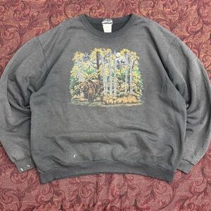 VTG Canadian Made Nature Graphic Crewneck